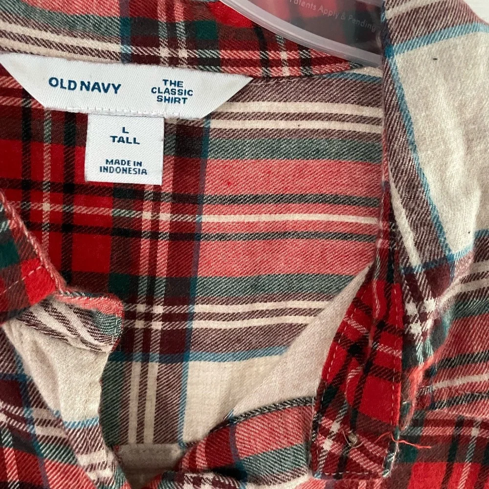 Flannel button down top - Picture 2 of 2